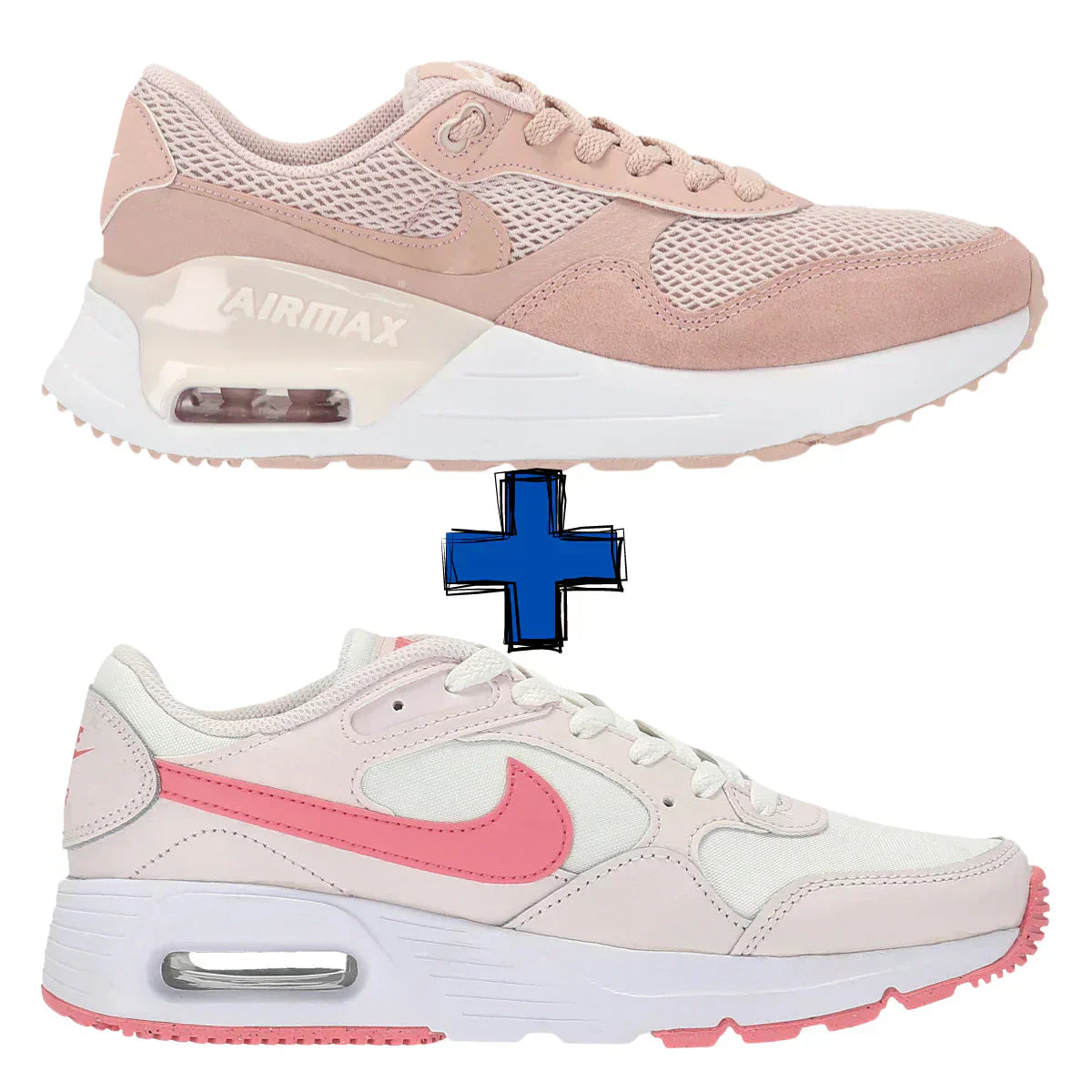 COMBO CON Zapatillas Air Max Systm Mujer + Air Max Sc Mujer 1.1